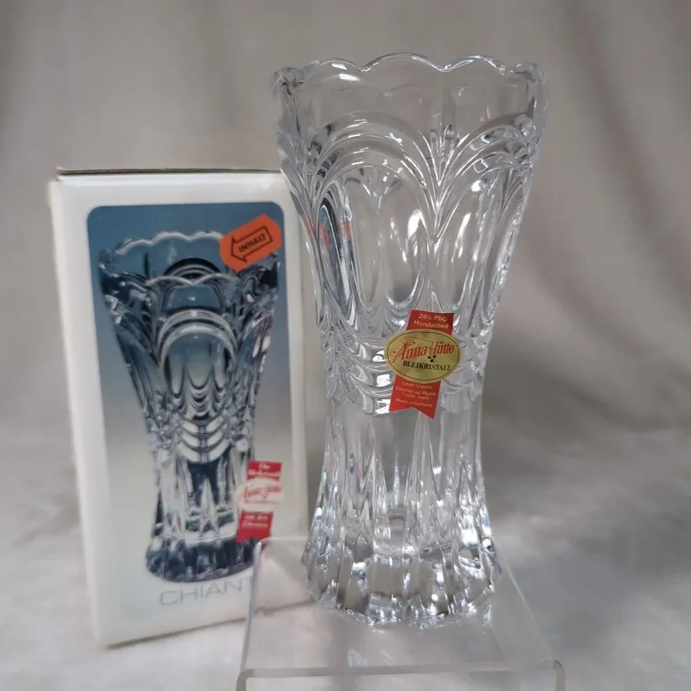Anne Hutte Bleikristall Chianti Crystal Vase 6